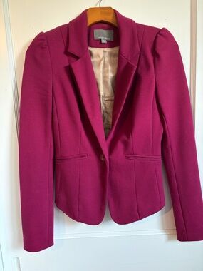 Tinley Road Raspberry Pink Single-Button Blazer
